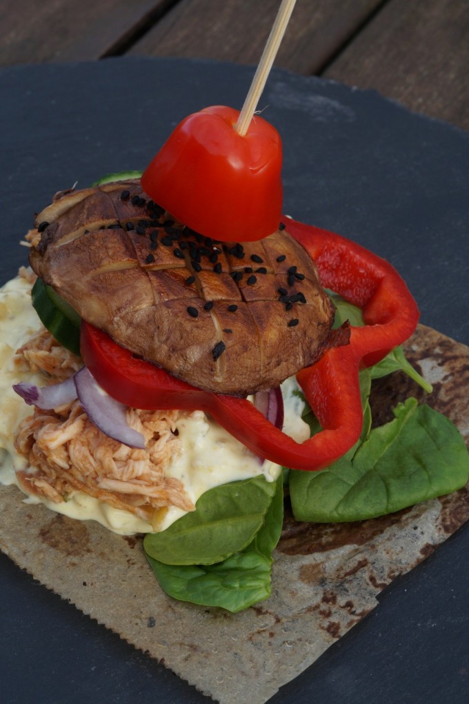 burger pulled chicken burger pulled chicken