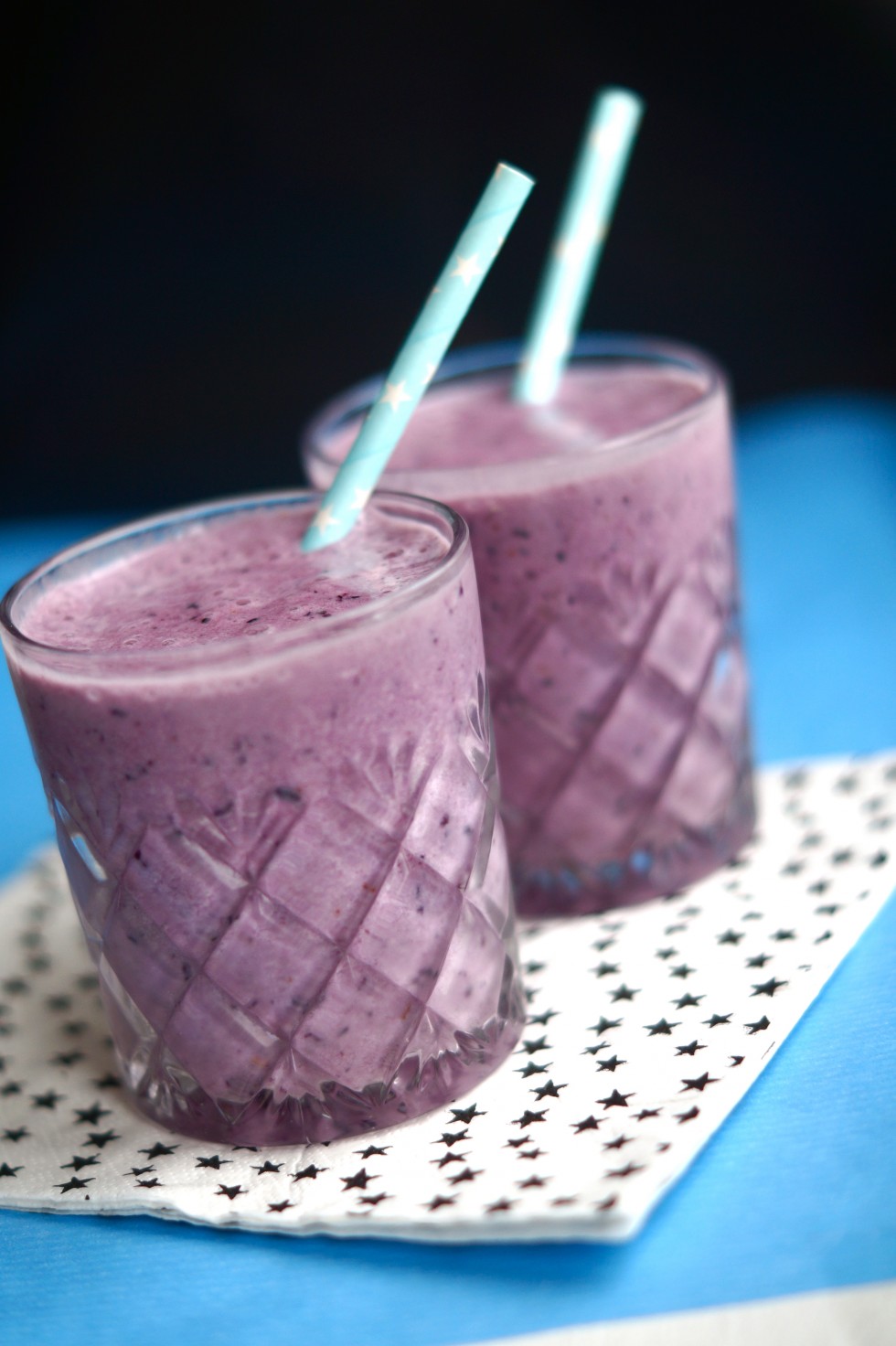 blåbær milkshake