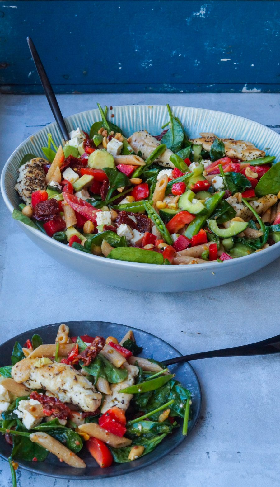 Pastasalat Med Kylling Og Pesto Nem Og Sund Pasta Salat