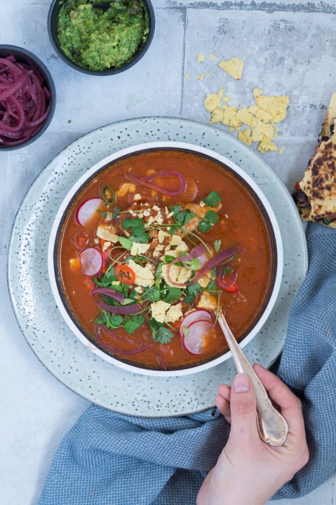 mexicansk suppe mexicansk suppe