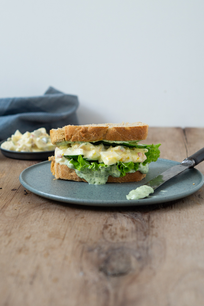 sandwich med æggesalat
