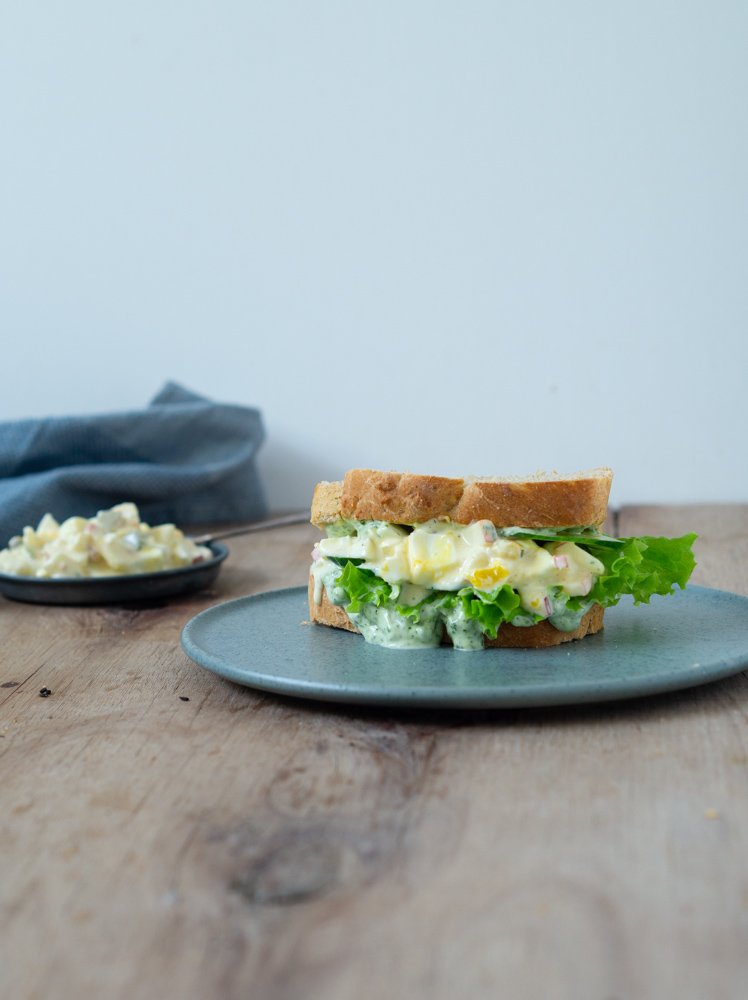 sandwich med æggesalat