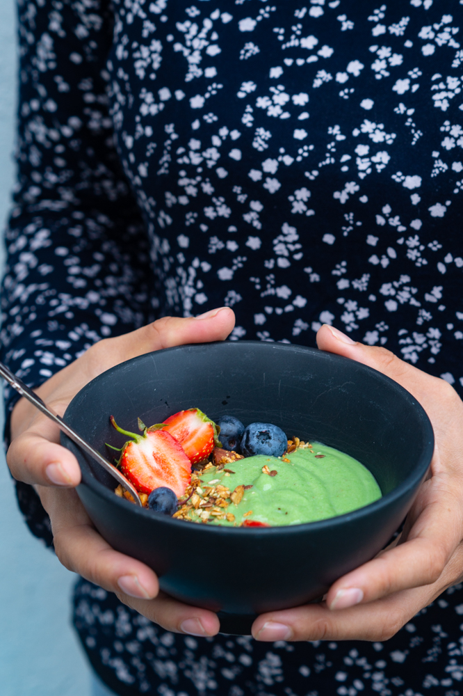 grønne smoothiebowls