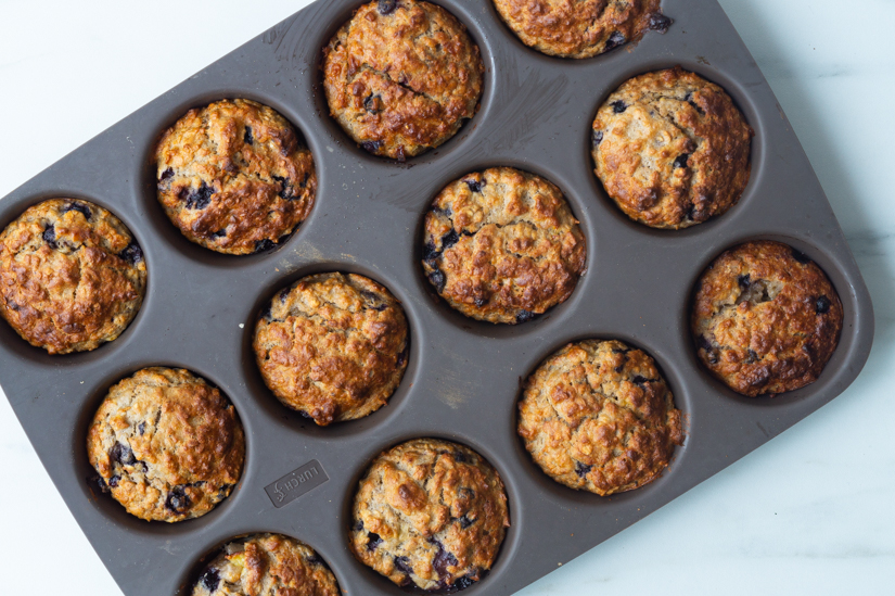Børnevenlige blåbærmuffins