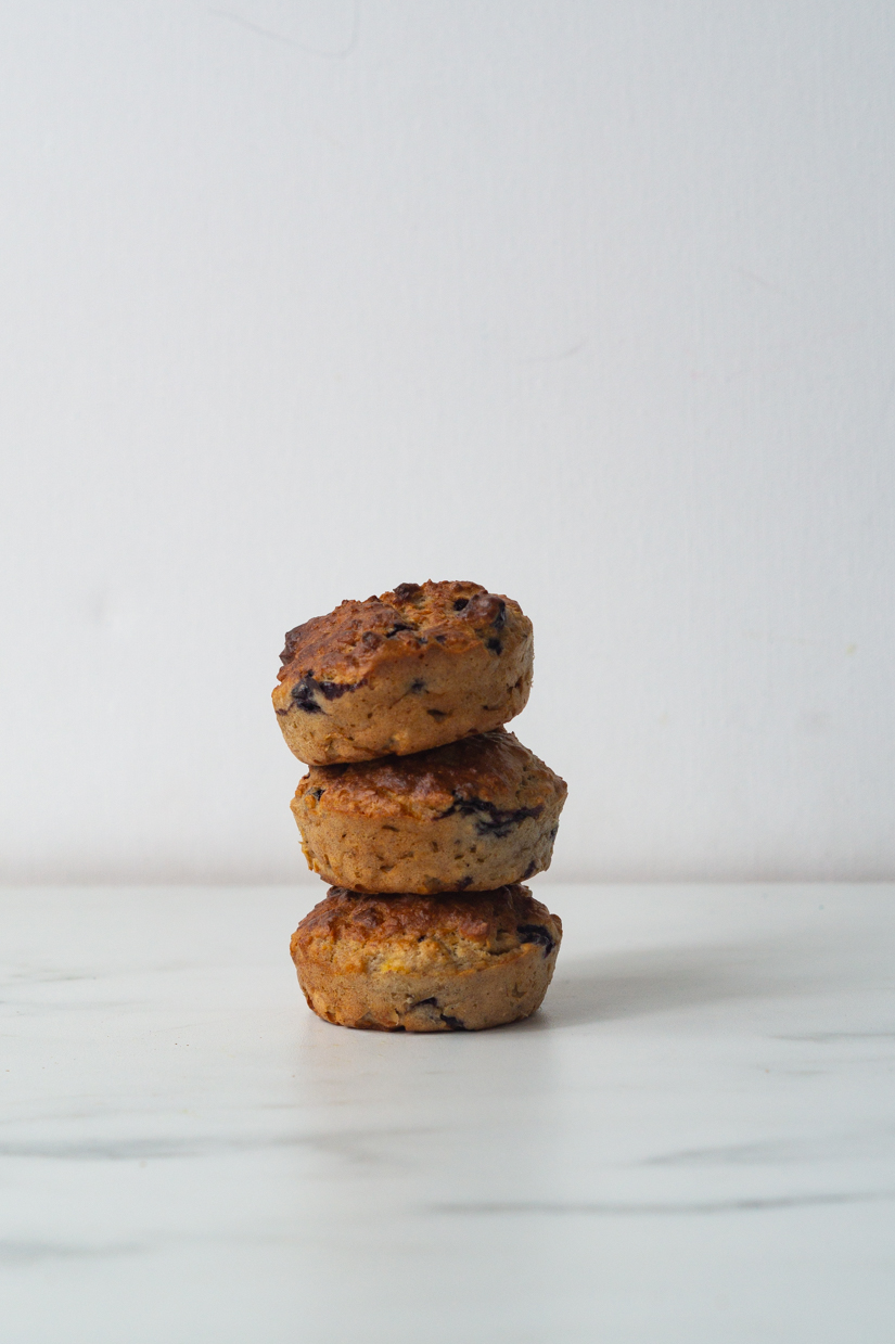 Børnevenlige blåbærmuffins