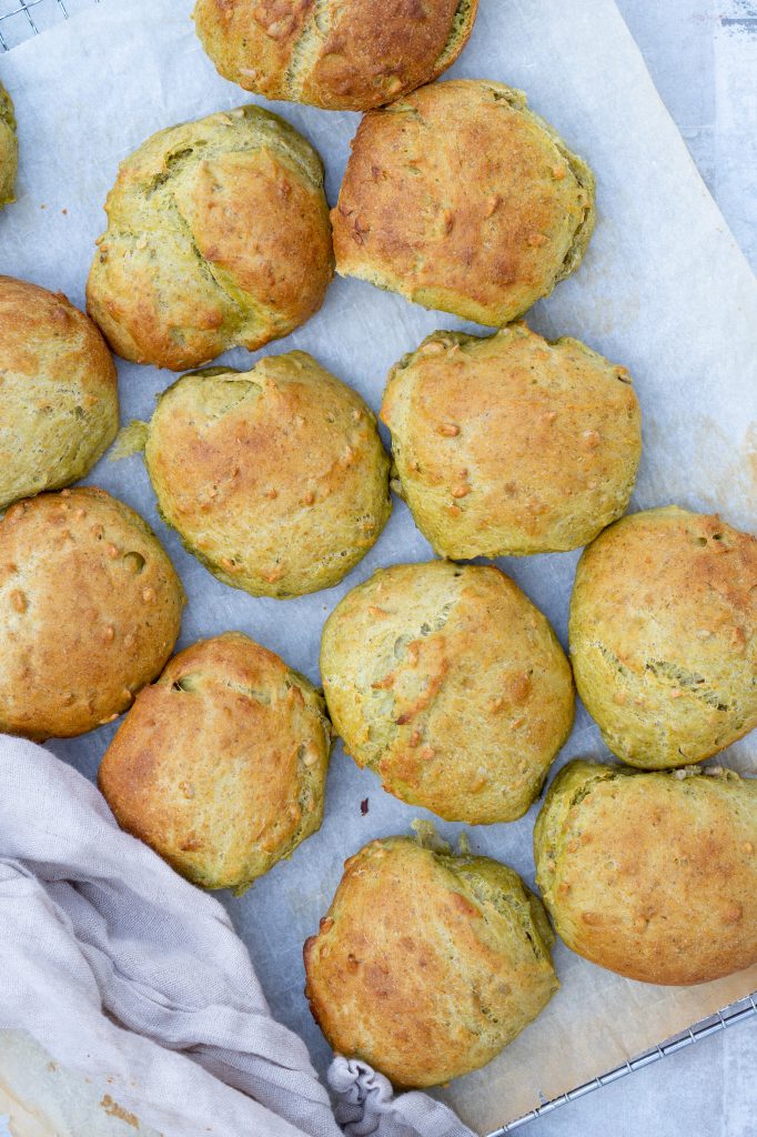 boller med spinat boller med spinat