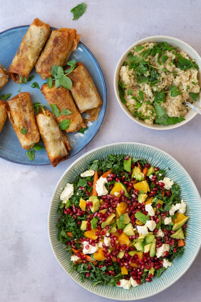 salat med grønkål salat med grønkål