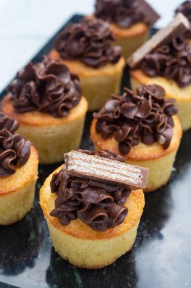 Mazarin med kaffefrosting