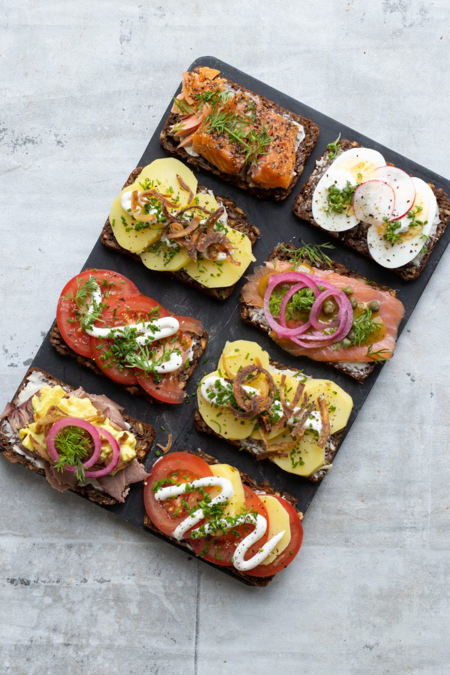 Smørrebrød - inspiration til de bedste luksus rugbrødsmadder