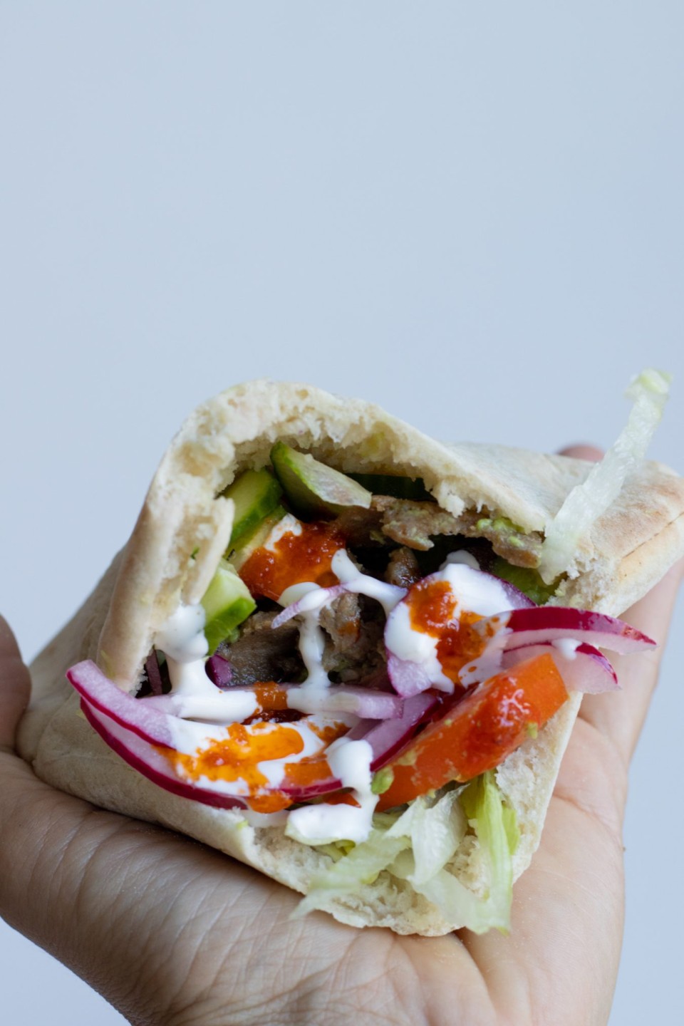 Pita med kebab