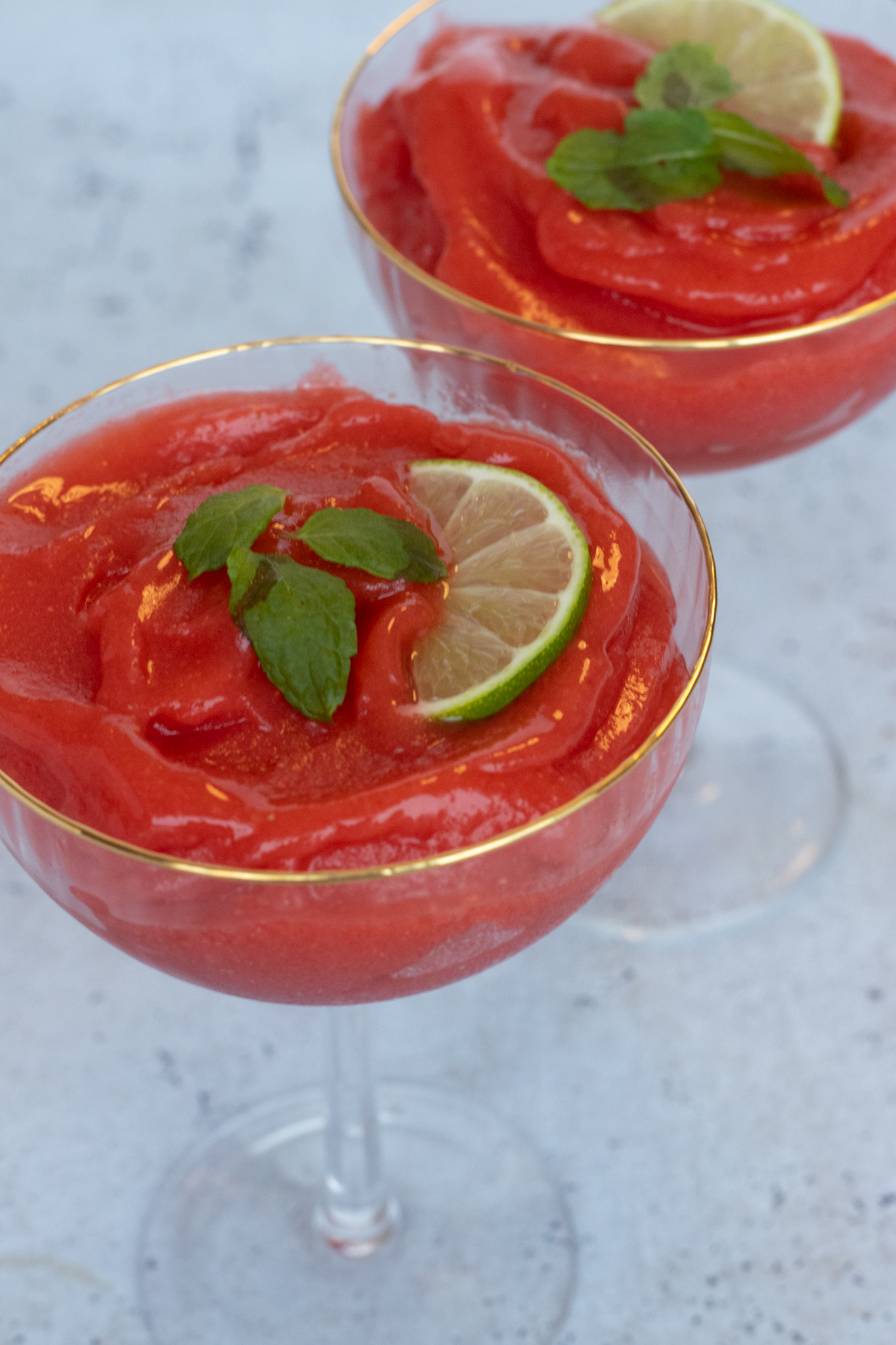 Strawberry daiquiri opskrift Julie Bruun