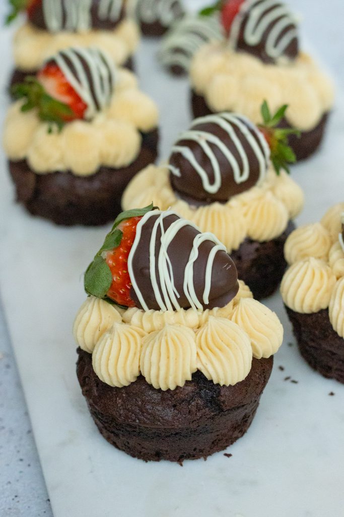 muffins med chokolade