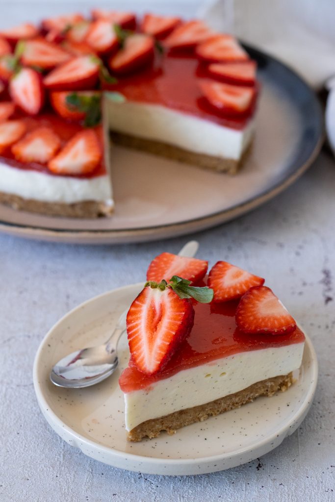 cheesecake med jordbær