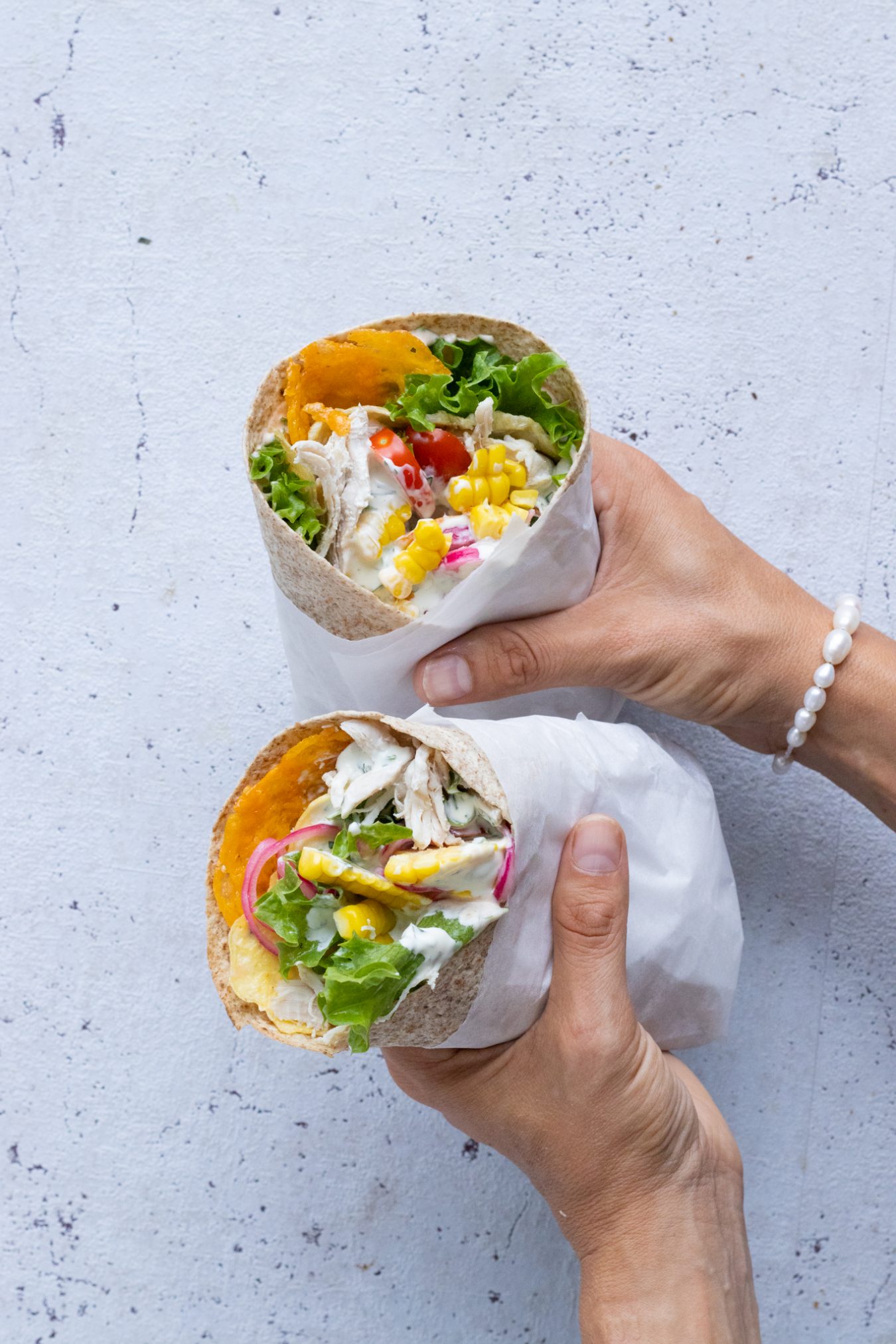 Wraps med kylling lækre pandekager med fyld