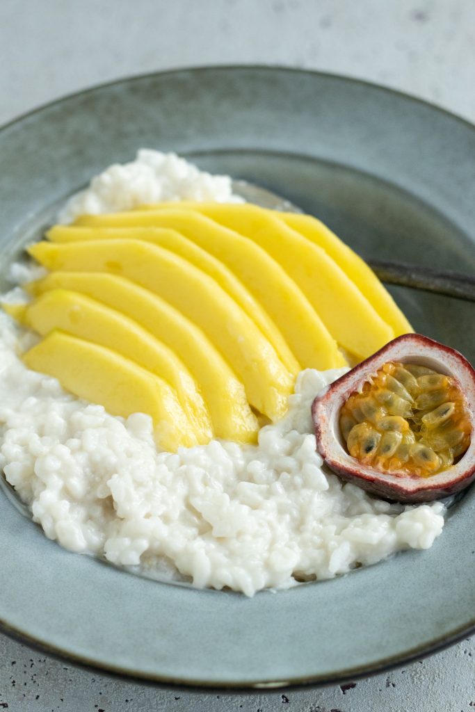sticky rice med mango