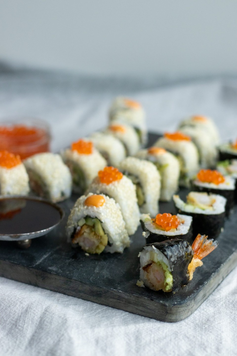 Hjemmelavet sushi