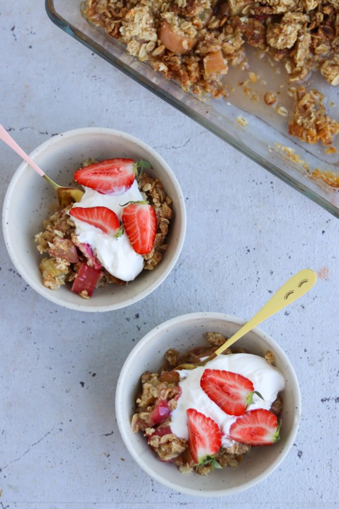 Rabarbercrumble
