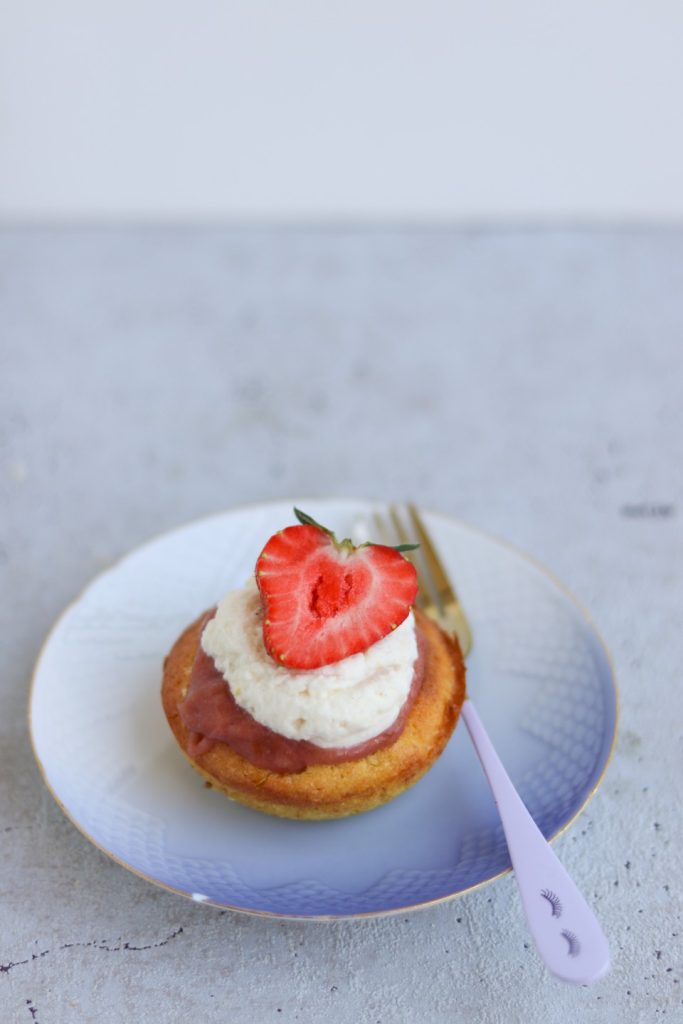 Rabarbercupcakes