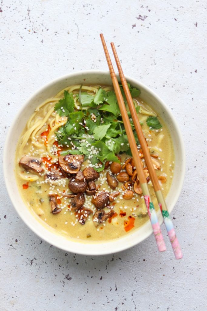 Peanutbutter coconut ramen