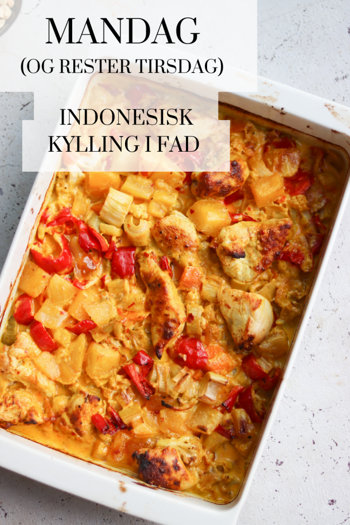 Indonesisk kylling i fad Indonesisk kylling i fad