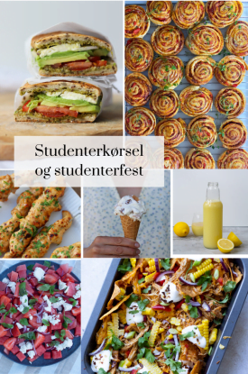 Mad til studenterkørsel og studenterfest
