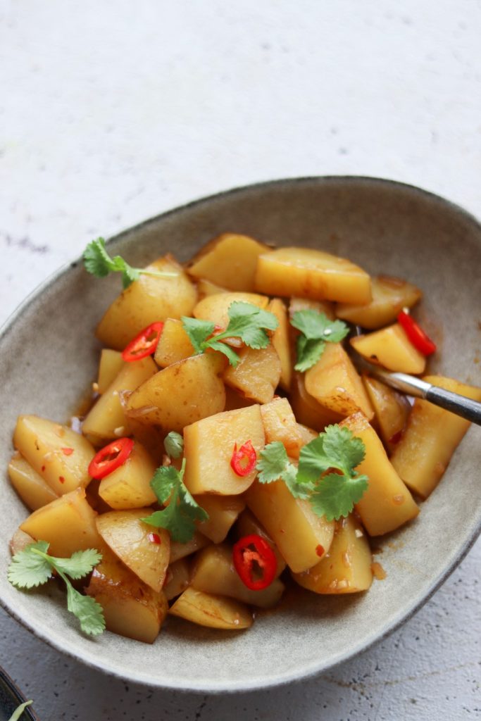 Kartofler med asiatisk twist