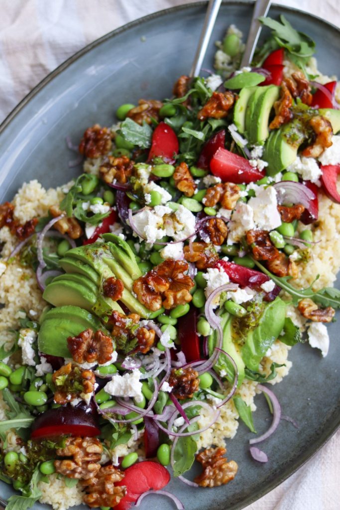 salat med blommer 