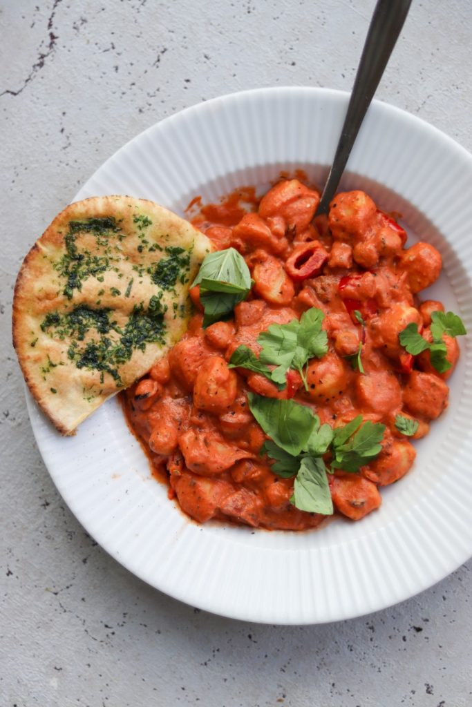 Gnocchi i cremet tomatsauce