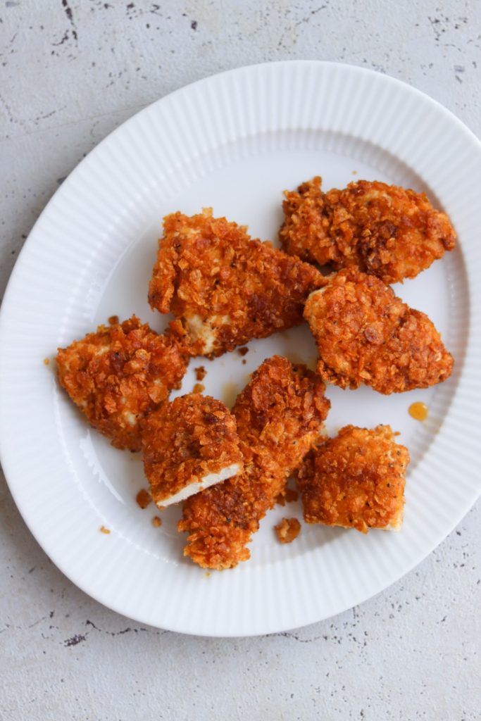 Nuggets i cornflakespanering
