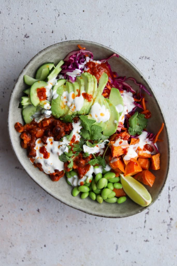 Bowls med gråærtefyld