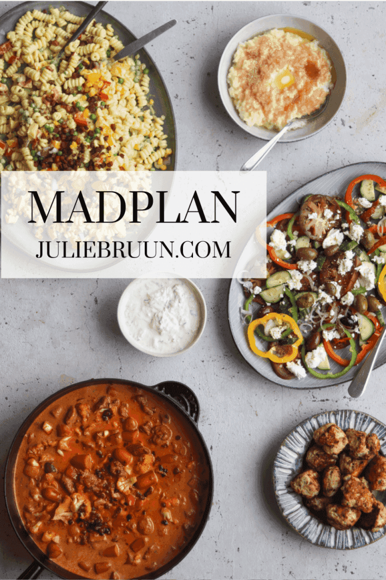 Børnevenlig madplan til uge 42