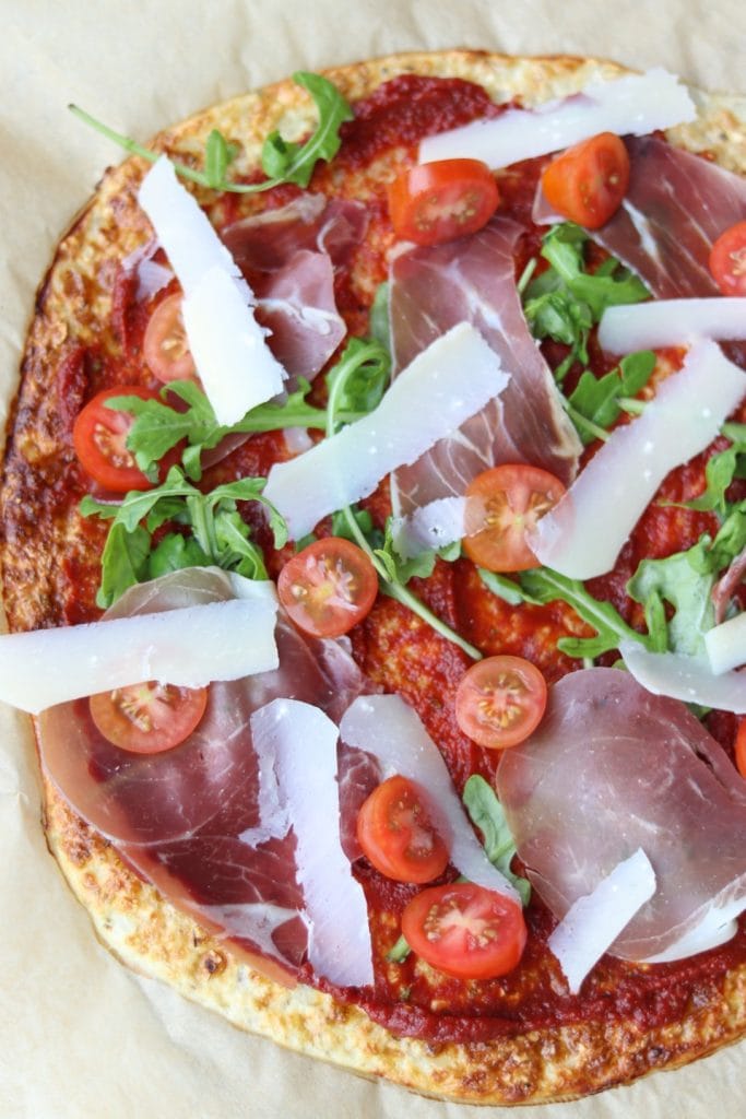 Hytteost pizza