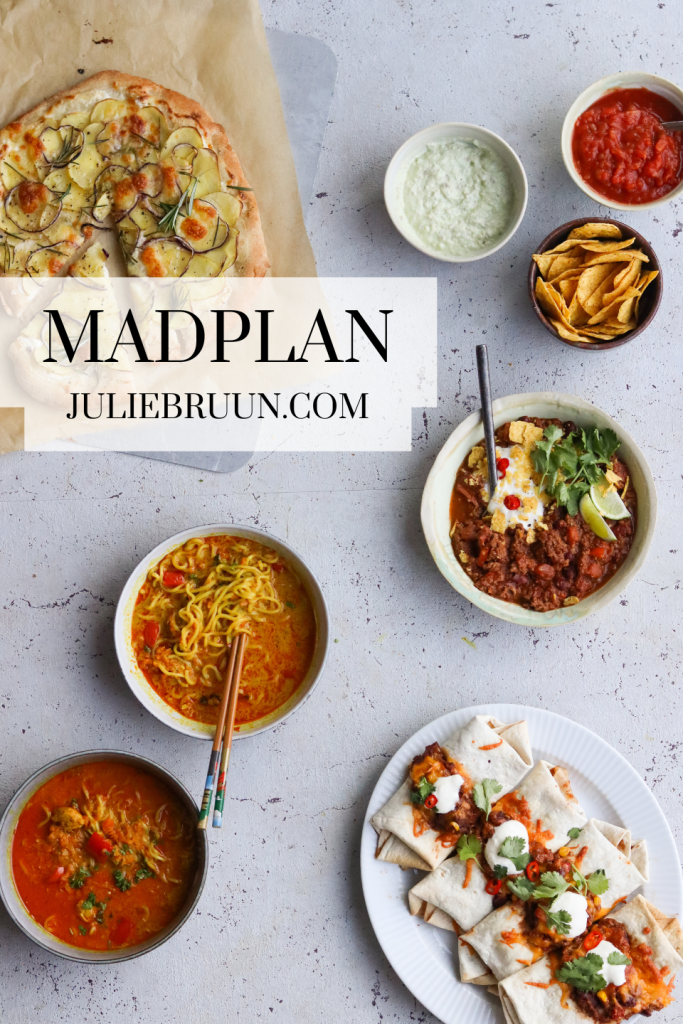 Madplan uge 3 Madplan uge 3