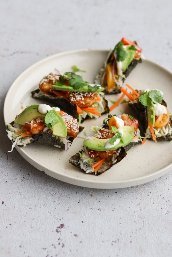Sushiwraps med teriyakikylling