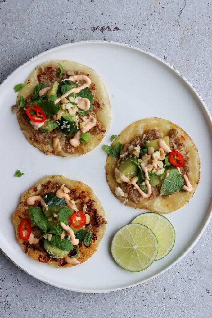 Smashed dumplings