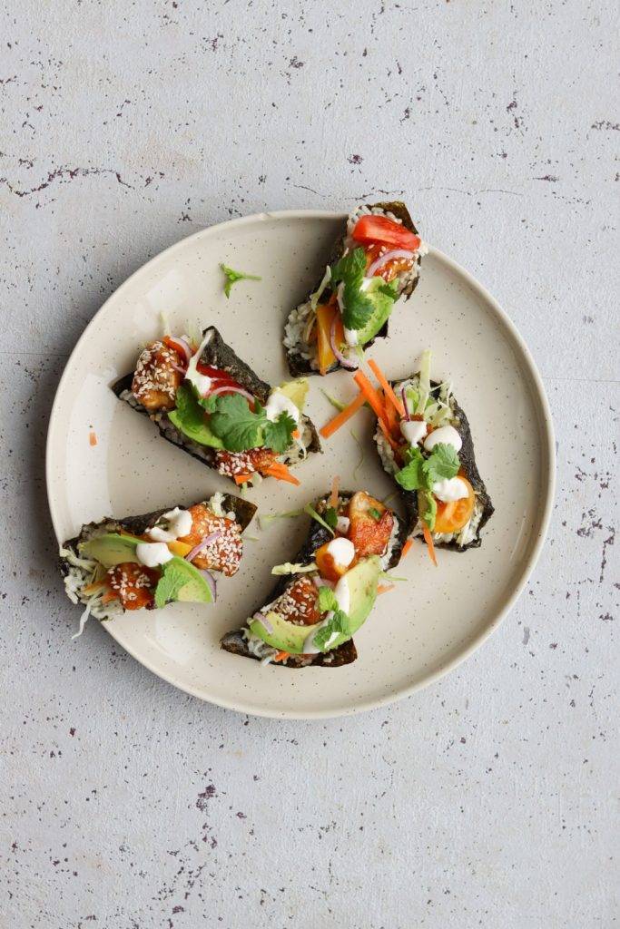 Sushiwraps med teriyakikylling