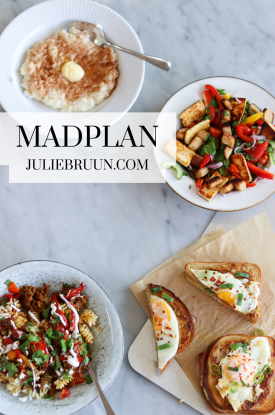 Madplan for uge 13