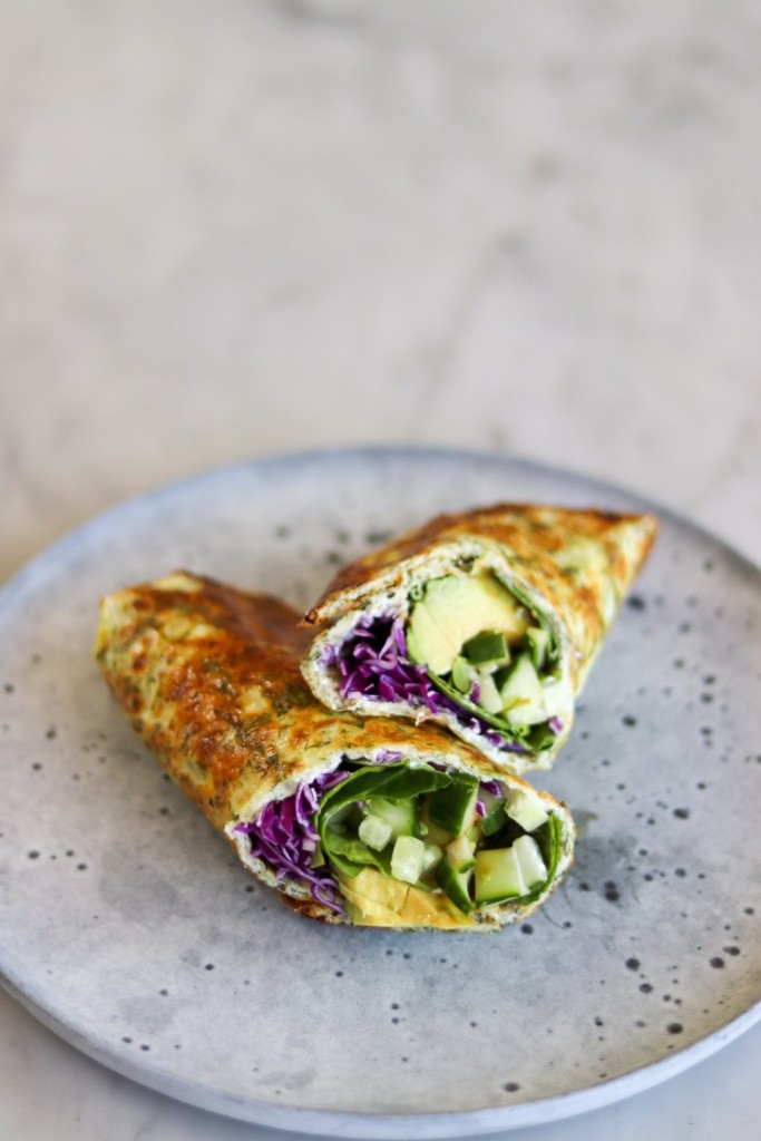 Æggewrap med urter
