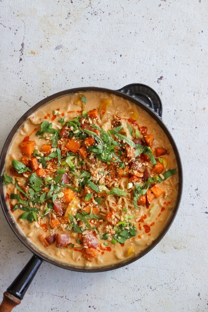 One pot nudler med gyoza