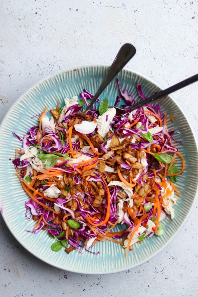Vietnamesisk salat med kylling