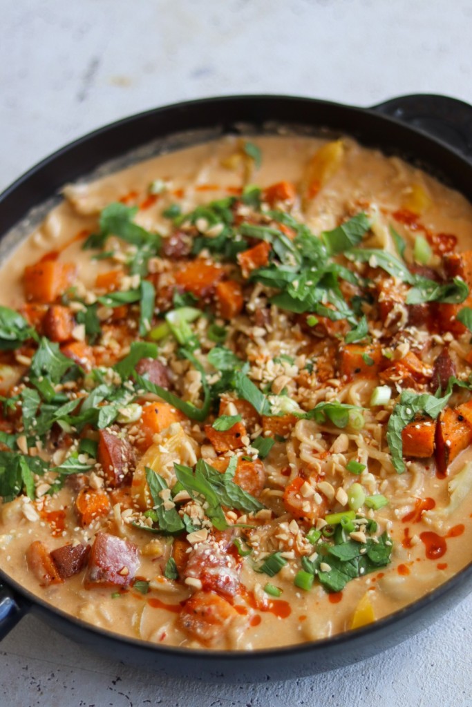 One pot nudler med gyoza