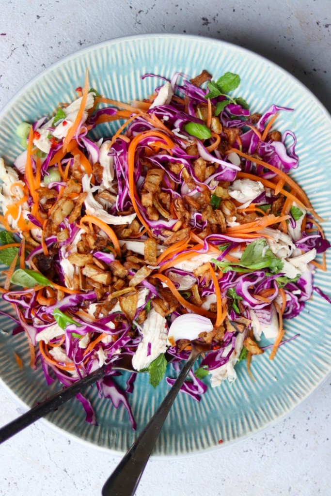 Vietnamesisk salat med kylling