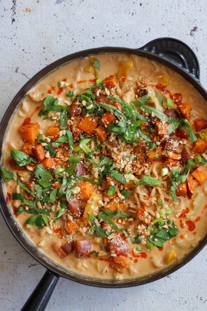 One pot nudler med gyoza
