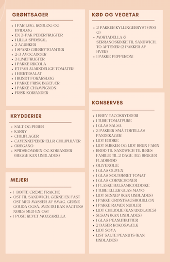 madplan uge 26