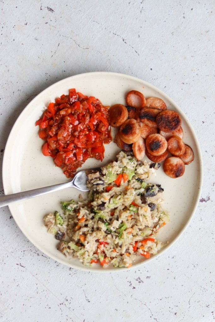 Fried rice med grøntsager