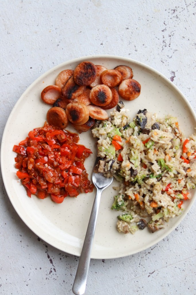 Fried rice med grøntsager