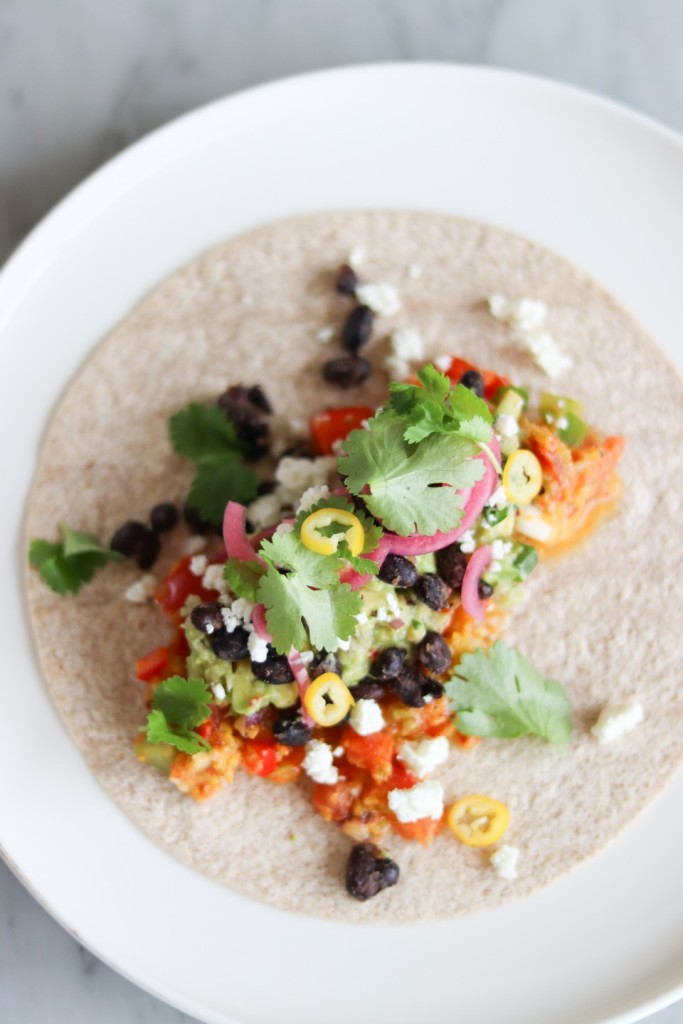 Wraps med vegetarisk mexifyld 