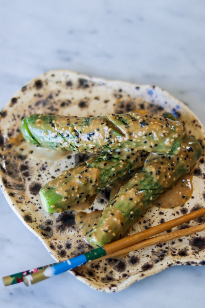 asiatisk agurkesalat