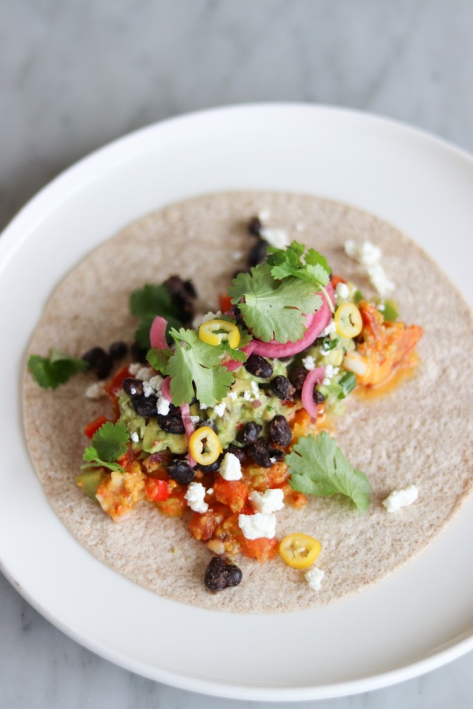 Wraps med vegetarisk mexifyld 
