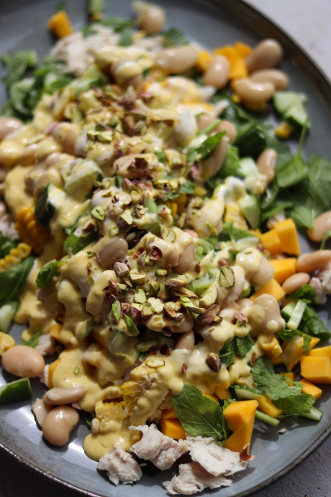 Mangosalat med mangodressing